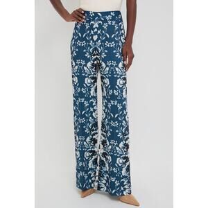 TUCKERNUCK Indigo Reflection Drapey Twill Erin Pants Size XS NWT